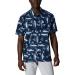 Columbia Men's Trollers Best Short Sleeve Shirt Collegiate Navy Anchors Up X-Large Tall