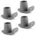 MABSSI Walker Ski Glides 4 Pieces Heavy Duty Walker Glides Walker Feet Replacement Accessories Walker Glide Skis for 1 1/8 Inch Tubes Tool