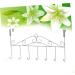 PRETYZOOM Hanging Hooks Hook Over Door Clothes Hanger Rack Over The Door Hanger Coat Hanger Rack No Trace Towel Rack Metal Hangers medium White - Buy Online on GoSupps.com