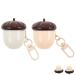 COSMEVIVI 2pcs Kids Lip Balm: Adorable Chestnut Lip Balm Kids Moisturizing Care for Sensitive Skin Small and Cute for Home School Outdoor Travel