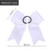 Handmade 8 Large White Cheer Bows - Set of 20 | Grosgrain Ribbon Hair Accessories for Teen Girls and Cheerleaders - Buy Online on GoSupps.com
