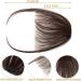 Clip in Fringe Bangs Human Hair Extensions #2 Dark Brown (3g) - Buy Online on GoSupps.com