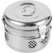 MagiDeal Stainless Steel Storage Jar & Ointment Dispenser - Practical Rack Box & Toothpick Container for Laboratories - International Shipping Available - Buy Online on GoSupps.com