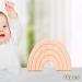 Amagogo 10x Beech Wood Baby Chew Toys | Wooden Teething Rainbow Shapes for Infants - Buy Online on GoSupps.com