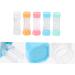 Solustre 5-Pack Contact Lens Containers - Colored & Fake Lenses Travel-Friendly Makeup Remover | Durable ABS Plastic - Buy Online on GoSupps.com