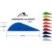 Sierra Archery Arrow Vanes 2.0 - 50 or 100 Pack | High Profile Design | Multiple Colors | Hunting 3D Target Archery & Crossbows - Buy Online on GoSupps.com