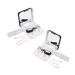 JECOMPRIS Doors Linsen holder 2 Cardboard holder for lentil container LINESENETUI sensitive lens container Contact lens container Colored contact lenses lens container black size 1