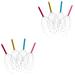 Minkissy Handkopf massager head massage device metal spatula wire head massage device head massage claw head depth massager therapeutic head scalp scratch 8 pieces