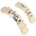 Shop Hip Hop Teeth Set - Alloy Golden False Teeth for Halloween & Party Decor - Buy Online on GoSupps.com