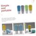 Beatifufu Travel Toiletries 1 Set Silica Gel Bottle Storage Cosmetic Bottle Travel Squeeze Bottle - Buy Online on GoSupps.com