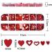 JMEOWIO Red Heart Nail Glitter - Valentine's Day Nail Art Accessories for Women & Girls | Shop Internationally! - Buy Online on GoSupps.com
