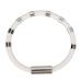 Penrux anti-statics bracelet silicone 8 loops static bracelet remove static anti-static bracelet bracelet adjustable anti-statics bracelet for women and men (white)
