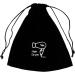 Gogogmee 5 Pcs Hair Dryer Storage Bag Cotton Drawstring Bags Drawstring Makeup Bag Sack Flannel Black - Buy Online on GoSupps.com