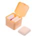 Didiseaon 1 Box Triangular Powder Puff Powder Sponge Finger Puffs for Makeup Setting Powder Puff Make up Sponge Foundation Puff Boxed Travel Rice Ball Hydrophilic Polyurethane