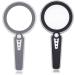 30X HD Reading Magnifying Glasses 3 Lighting Modes 12 LED Handheld Magnifying Glass High Power Lighted Magnifier for Repair Coin (Silver Black) - Buy Online on GoSupps.com