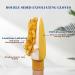 Deep Exfoliating Glove for Shower - Double-Sided Body Scrub Mitt Eco-Friendly Loofah Sponge & Dead Skin Remover - Perfect for Home Spa (Yellow - Buy Online on GoSupps.com
