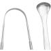 Stainless Steel Tongue Scraper Set - Safe & Easy Tongue Cleaner for Bad Breath Relief | International Shipping - Buy Online on GoSupps.com