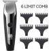 Pro Hair Clipper Hair Clipper Beard Trimmer Kit for Men Cordless Hair Mustache Trimmer Hair Cutting Groomer Kit Precision Trimmer Waterproof USB - Buy Online on GoSupps.com
