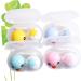 Gatuida 4-Piece Contact Lens Container Set | Stylish Duck Design Lens Holder for Travel & Storage - Buy Online on GoSupps.com