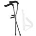 Underarm Crutches for Adults Heavy Duty F-Shape Folding Portable Medical Crutch Youth/Adult/Tall Adult Ergonomic Lightweight Aluminum Crutches Journey