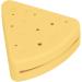 Triangular Powder Storage Box Puff Holder Easy to Clean Convenient Double-sided Air Vent Smooth-closing Silicone Portable for Home Travel (Yellow) - Buy Online on GoSupps.com