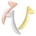 VINTORKY 3pcs Eye Massage Applicator Tool Multi-functional Facial Skincare Massagers for Eye Gua and Face Masks Easy to Clean Design