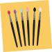 FRCOLOR 5pcs Eye Shadow Brush Gel Eyeliner Pencil Silicone Eye Brush Eyeshadow Cosmetic Handle - Buy Online on GoSupps.com