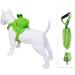 Purime Multifunctional Small Dog Harness Set with Leash & Backpack Perfect for Hiking Camping & Outdoor Adventures - Green - Buy Online on GoSupps.com