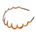Sourcingmap Women's Plastic Wavy Headband/Hairband 11cm Brown