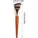 Blending Brush for Makeup Wooden Handle Cream Makeup Brush | Professional Contour Brush for Liquid Cream Powder Blending Buffing - Buy Online on GoSupps.com