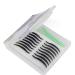 Healvian 80 Pairs Eyeliner Eyeshadow Sticker Eyeliner Sticker with Eyelashes Reusable Eyelid Stickers Black