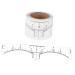 Mikinona Clear Sticker 50pcs Makeup Rulers Eyebrow Positioning Shaper Markers Mappers Drawing Professional Shapers