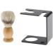 Beard Brush Stand Shaving Soap Bowl Set - 4-Piece Grooming Kit | Hair Brush Stand & Soap Dish - Perfect for Men - Buy Online on GoSupps.com