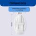 Feeding Tube Cover & Foley Drain Tubing Adhesive Patch - J Peg & Peritoneal Dialysis Stickers - Pack of 10 - Buy Online on GoSupps.com