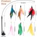 7 Interactive Cat Toys Springs Set | Suction Cup Fishing Toys with Bells & Feathers - Buy Online on GoSupps.com