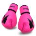 Boxing Gloves (6oz, 8oz, 10oz, 12oz, 14oz, 16oz) Punching Bag Mitts, Muay Thai, Kickboxing Fight Training Gloves by KAIWENDE-BX01 FH-Rose 14 oz
