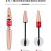 HOUSN Waterproof Mascara Long Lasting Mascara Voluminous Mascara 2 Brush Heads 2 in 1 Mascara for a Natural Lengthening and Thickening Effect - Buy Online on GoSupps.com