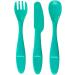 Vital Baby Nourish Perfectly Simple Cutlery 15pk - Baby Weaning and Feeding Set - Bright Colors - BPA Free - Durable - 12m - Buy Online on GoSupps.com