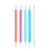 Saterkali Women Nail Dotting Pen Professional Nail DIY Portable Waterproof Nail Art Pen compatible with Women Multicolor