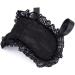 Soft Lace Eye Mask - Comfortable Sleep & Travel Companion | Adjustable for Ultimate Relaxation | Black - Buy Online on GoSupps.com