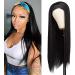 Jakejay Headband Wigs for Black Women - Synthetic Brazilian Ombre Long Straight 22in Blonde & Black Styles - Buy Online on GoSupps.com