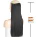 Clip in Hair Extensions Invisible Hair Extensions Real Human Hair Black One Piece with 5 Clips in Hair Extensions with Transparent Wire Headband Human Hair Extensions Clip in Extensions (Color : 1B 16inches 1B - Buy Online on GoSupps.com