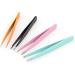 Desikixudy 8 Eyebrow Tweezers Set - Slanted & Pointed Tips Premium Beauty Tool with Leather Case - Perfect for Precise Hair Removal - Buy Online on GoSupps.com