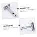 Minkissy Manual Hairdressing Razor for Men - Chrome-Plated Double-Sided Shaver & Holder | Premium Alloy Design | Ideal for Precision Shaving - Buy Online on GoSupps.com