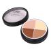 4 Colors Correcting Concealer Cream Waterproof Makeup Face Concealer Cream Full Coverage Face Contour Corrector Palette for Dark Circles and Puffiness Trouble Spots Redness 01Multiple-colors