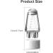 Scalp Massage Brush & Oil Applicator Comb - White | Hair Growth & Treatment Essential Oil - Buy Online on GoSupps.com