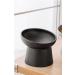Small Ceramic Raised Cat Bowls - Tilted & Elevated for Stress-Free Feeding - Backflow Prevention - Dishwasher & Microwave Safe - Lead & Cadmium Free - Black - Buy Online on GoSupps.com