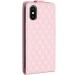 Luxury Pink Leather Case for iPhone X/XS | Foldable Magnet Card Compartment | VQWQ 5.8 Protective Cover - Buy Online on GoSupps.com
