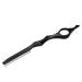 Hair effilant knife hair cutting agent hair structure professional stainless steel for the salon for home for women and men (black)