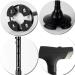 Adjustable Adjustable Crutches Folding Walking Cane with LED Light Pivoting Quad Base Adjustable Walking Stick for Man/Woman Older Parent's Gift - Buy Online on GoSupps.com